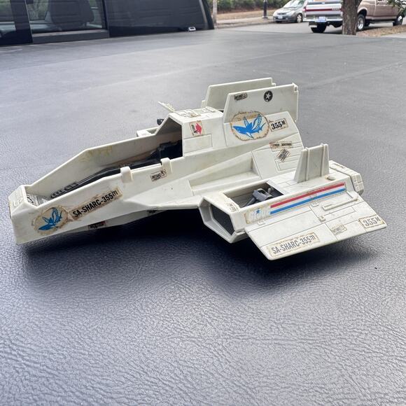 Vintage 1984 GI Joe SHARC Vehicle Hasbro SA-SHARC-355M Incomplete Parts Repair - Picture 1 of 11